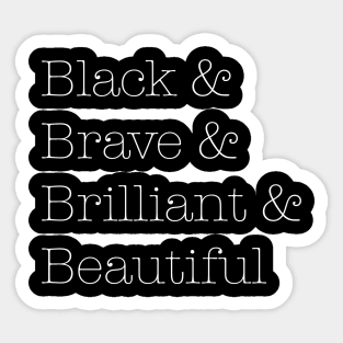 Black & Sticker